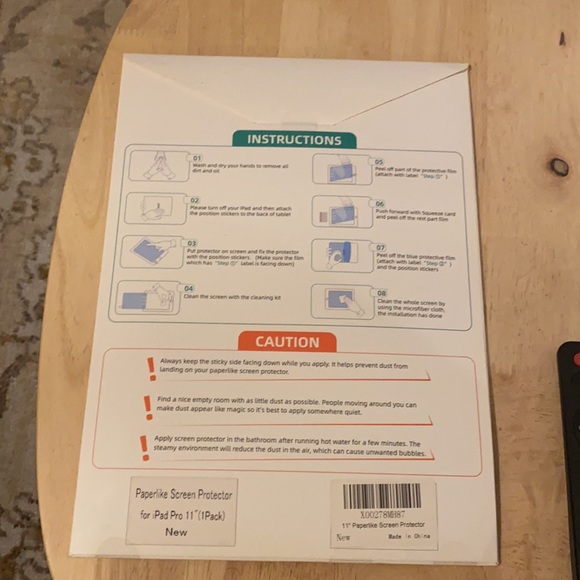 Screen Protector for iPad Pro 11 inch & iPad Air 5th/iPad Air 4th 10.9 inch - Picture 2 of 2